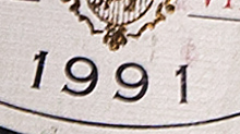 vente de vin ancien année 1991