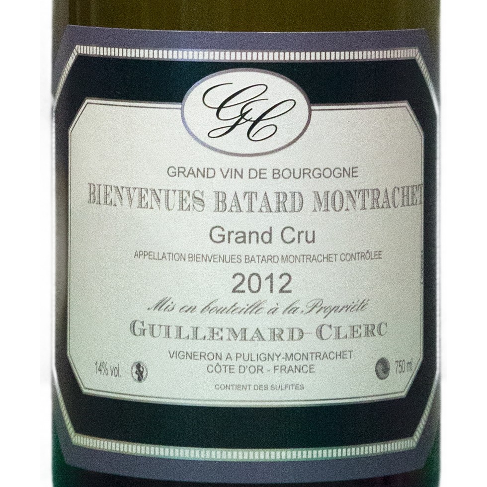 Montrachet grand cru label