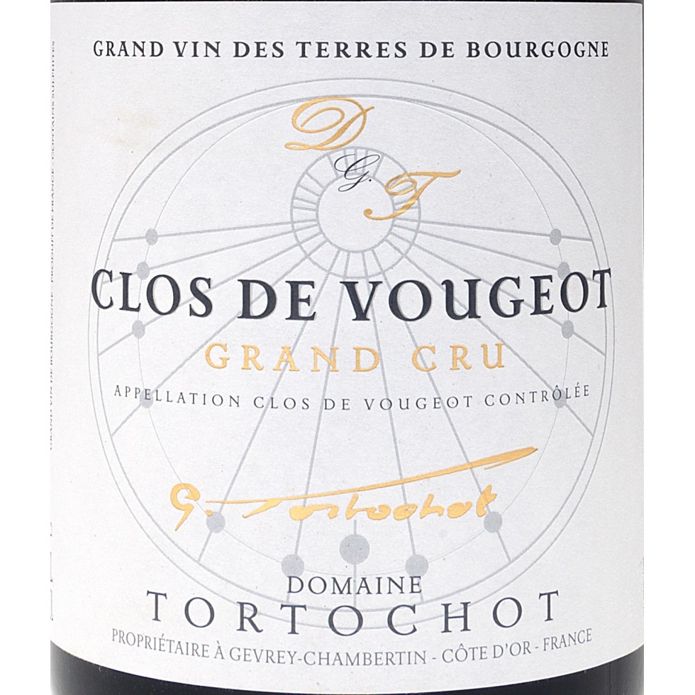 Label Clos De Vougeot Grand Cru