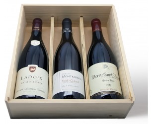 gift box 3 bottle burgundy wine