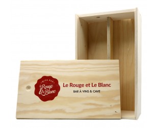 Wooden gift box 1 bottle