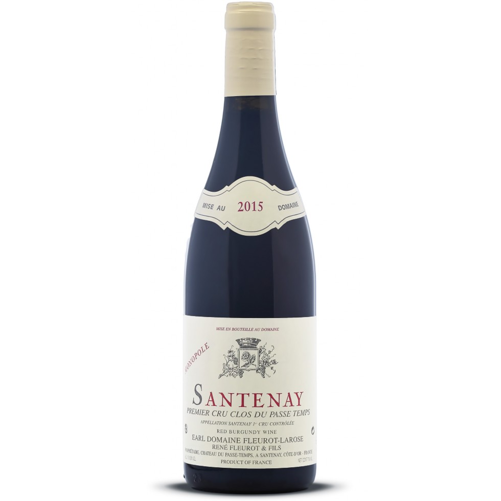 Santenay Premier Cru 2015 red "Clos du Passe-Temps" - Monopoly fleurot larose