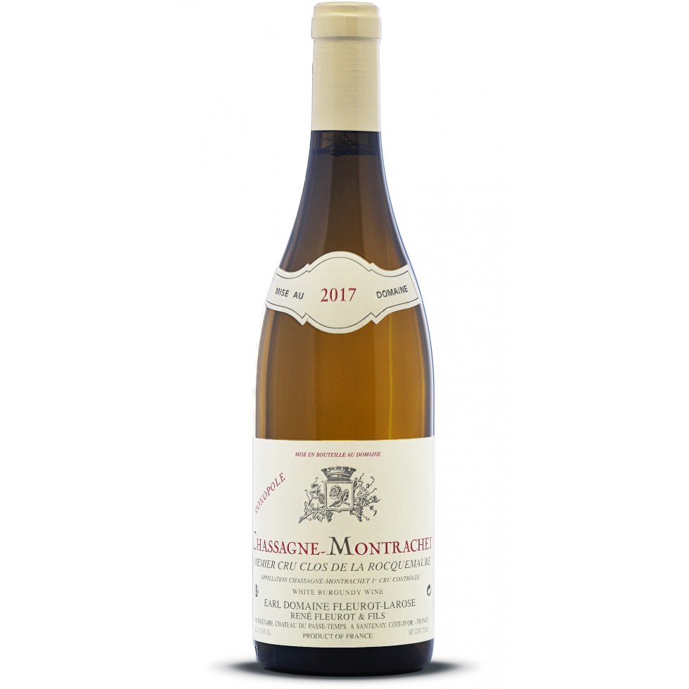 Chassagne Montrachet premier cru Clos de la Rocquemaure blanc 2018