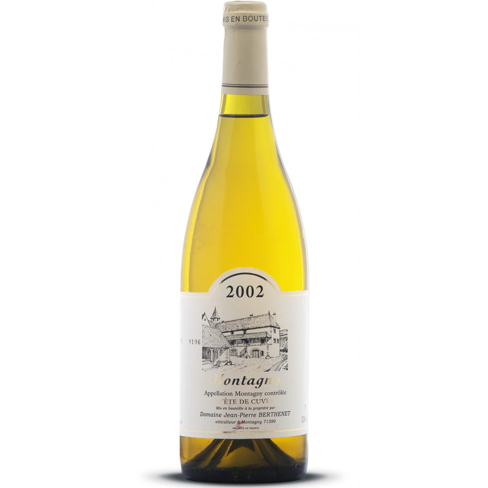 Montagny vin blanc bourgogne millesime 2002