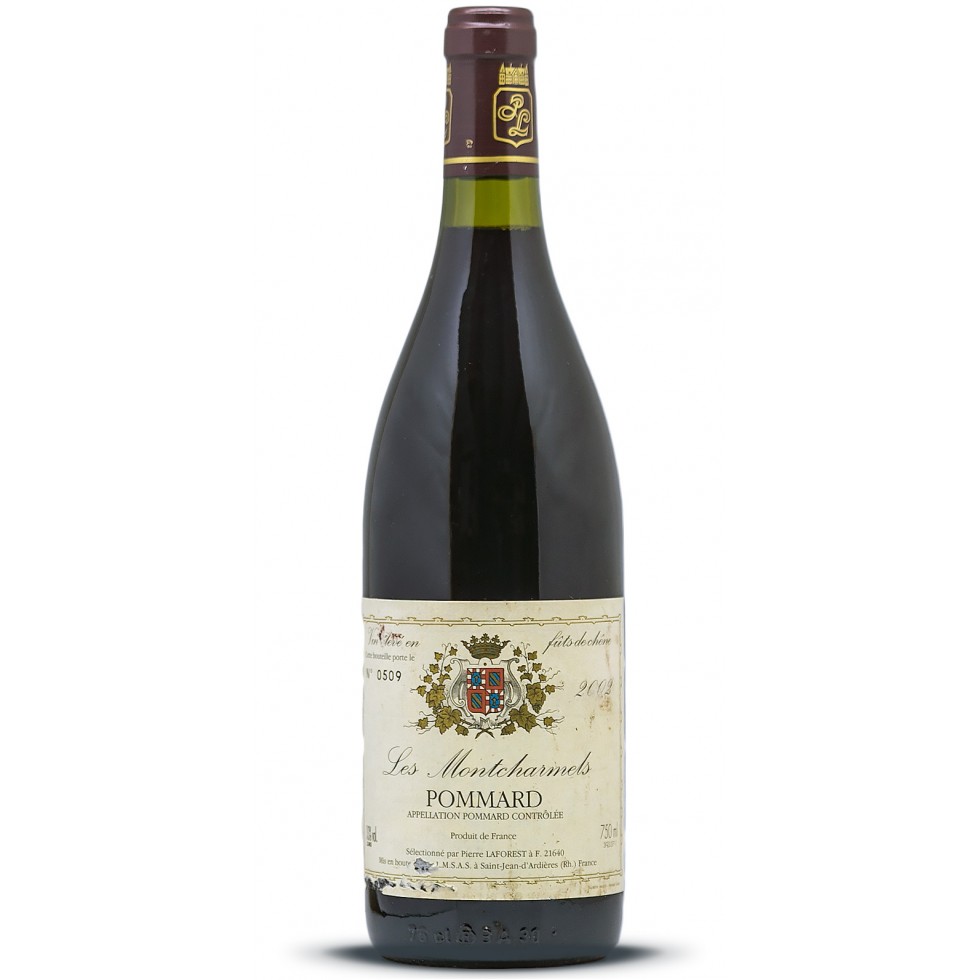 Bottle Pommard red wine 2002