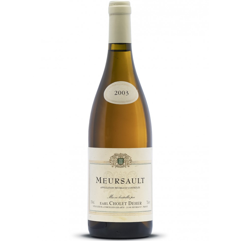 bouteille vin 2003 meursault bourgogne