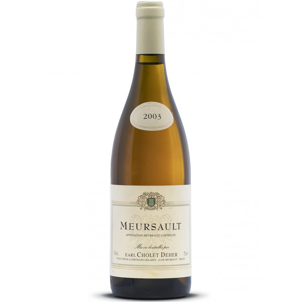 Bottle wine 2003 Meursault Bourgogne