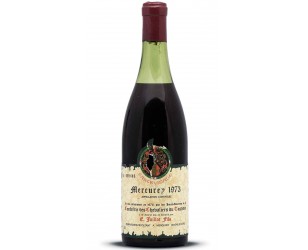 Burgundy wine bottle 1973