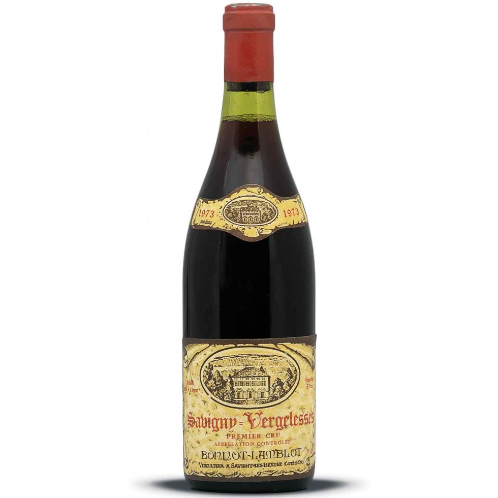 Burgundy wine bottle 1973