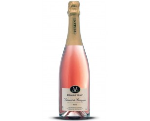 cremant de bourgogne rosé - sparkling burgundy rosy wine