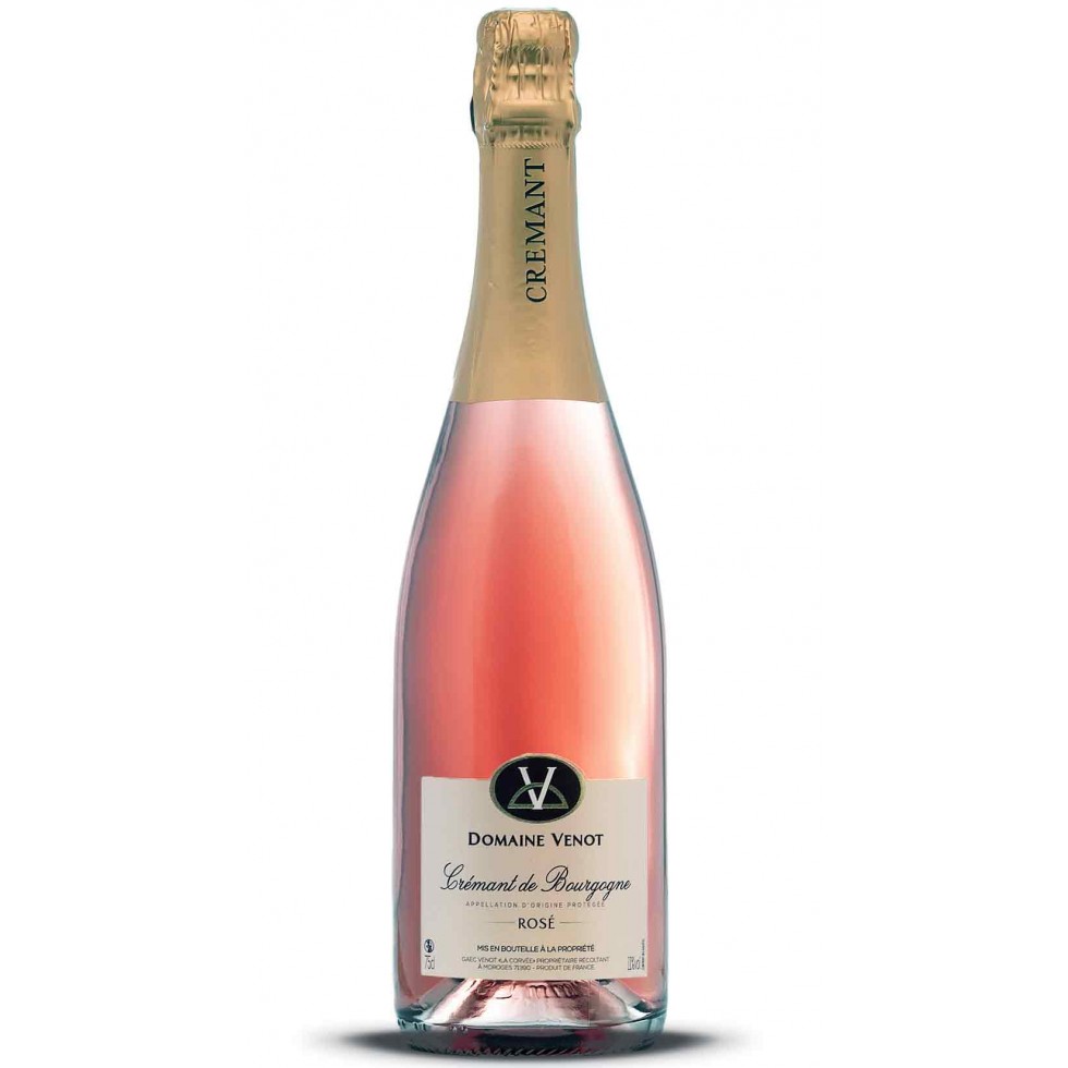 cremant de bourgogne rosé - sparkling burgundy rosy wine