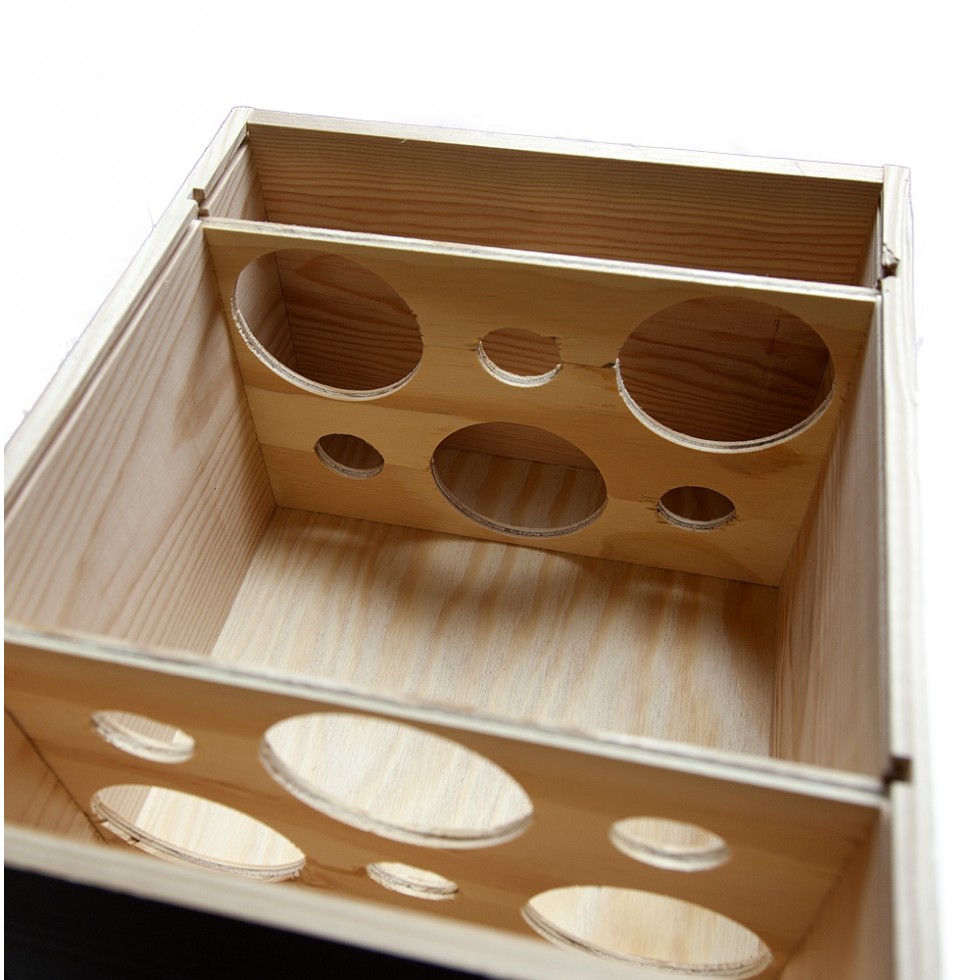 Houten gift box 1 fles Houten gift box 1 fles