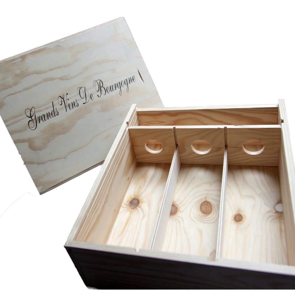 Wooden gift box 1 bottle