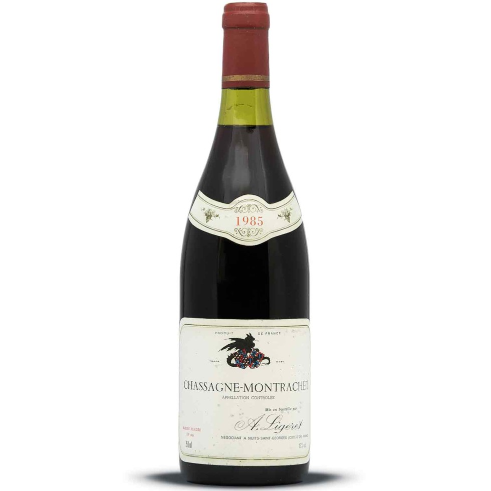 Burgundy red wine year 1985