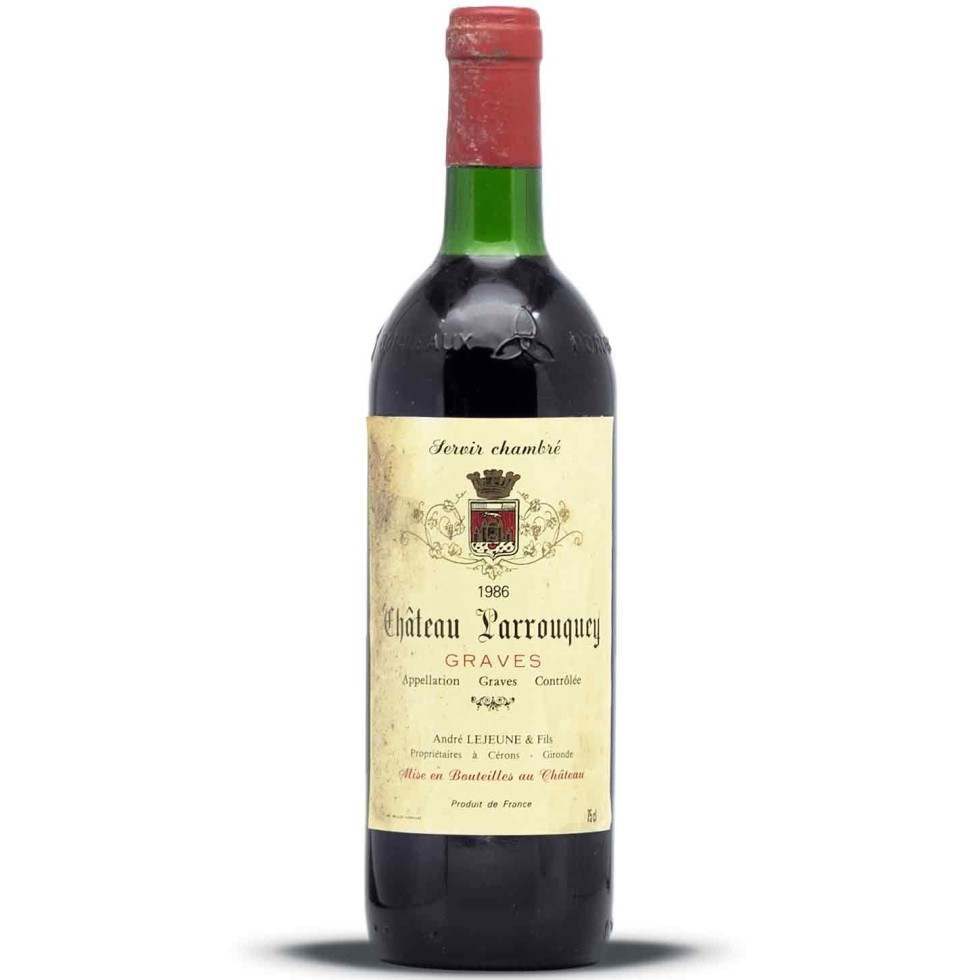 vin rouge 1986