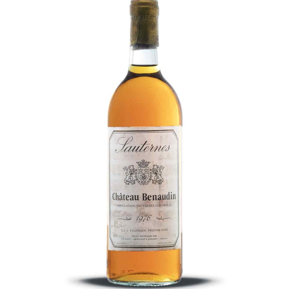 bouteille vin sauternes 1976