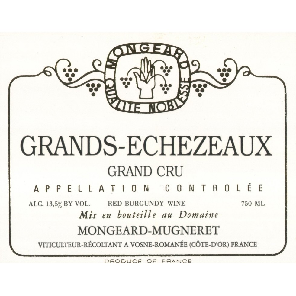 Grands Echezeaux label