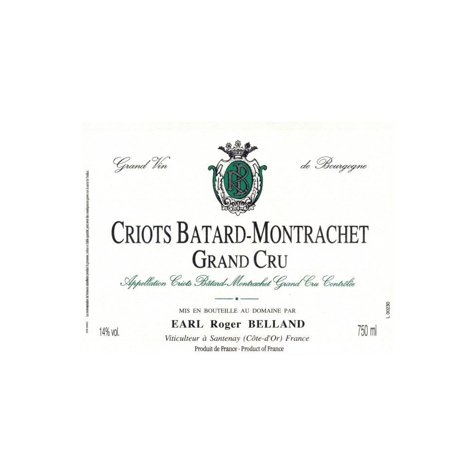 Criots Bâtard Montrachet Grand Cru 2009