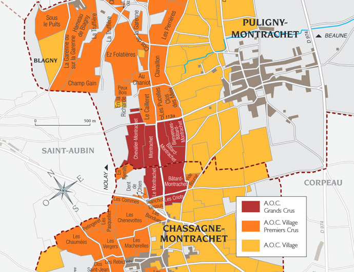 carte appellation montrachet grand cru