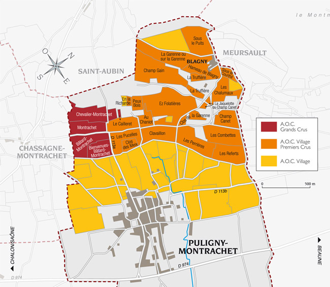 carte puligny montrachet