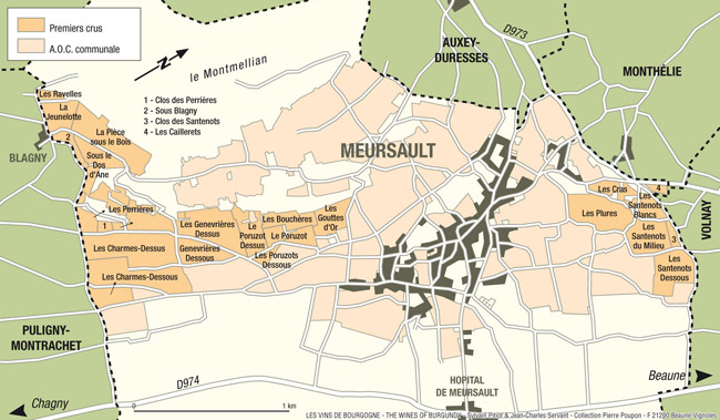 vin meursault 1er Cru